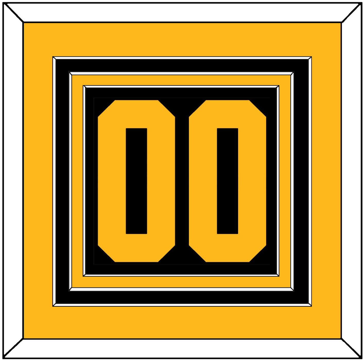 Pittsburgh Number (Back) - 2019 Stadium Series Black - Premier Tier 2
