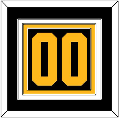 Pittsburgh Number (Back) - 2019 Stadium Series Black - Premier Tier 3