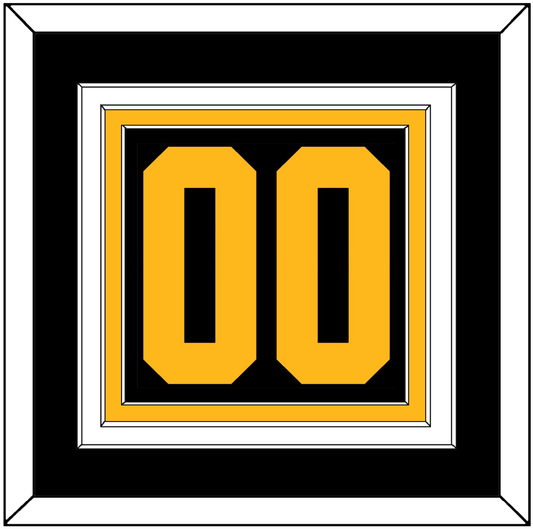 Pittsburgh Number (Back) - 2019 Stadium Series Black - Premier Tier 3