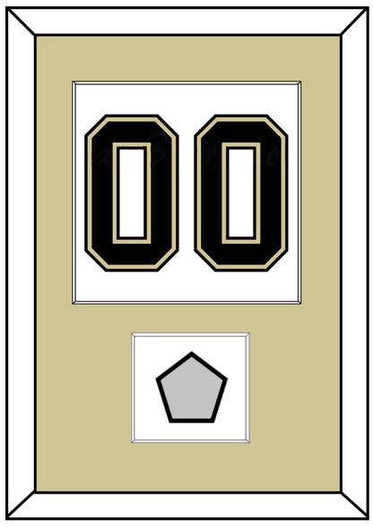 Pittsburgh Number (Back) & Stanley Cup Finals Patch - Road White (2007-2016) - Essential Tier 2