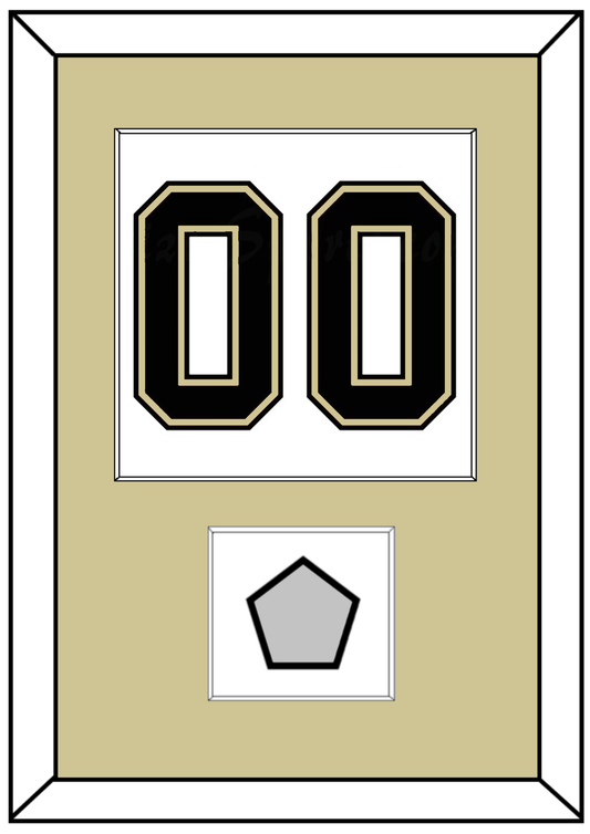 Pittsburgh Number (Back) & Stanley Cup Finals Patch - Road White (2007-2016) - Essential Tier 2