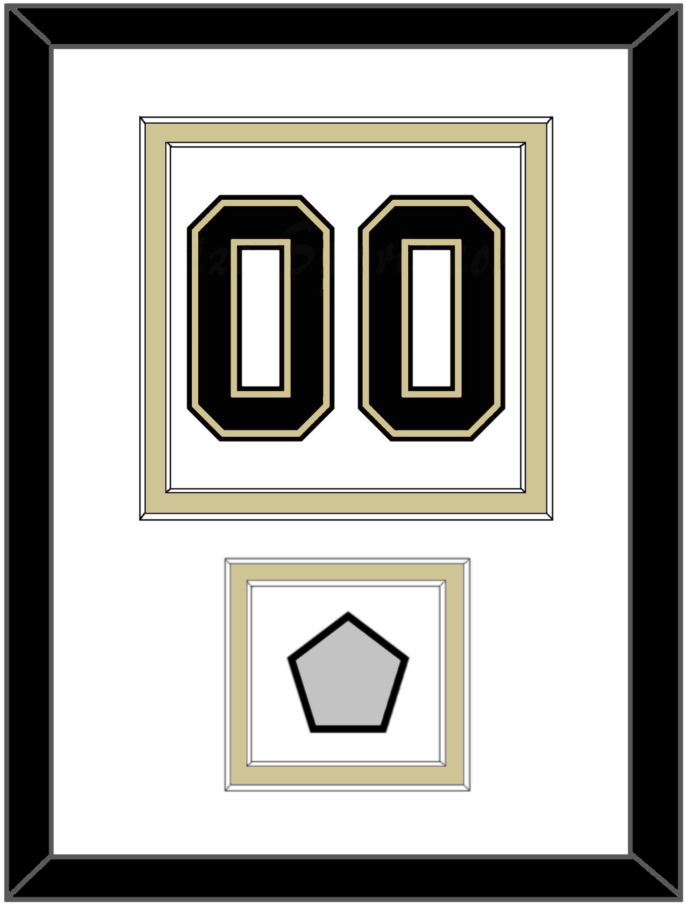 Pittsburgh Number (Back) & Stanley Cup Finals Patch - Road White (2007-2016) - Signature Tier 1