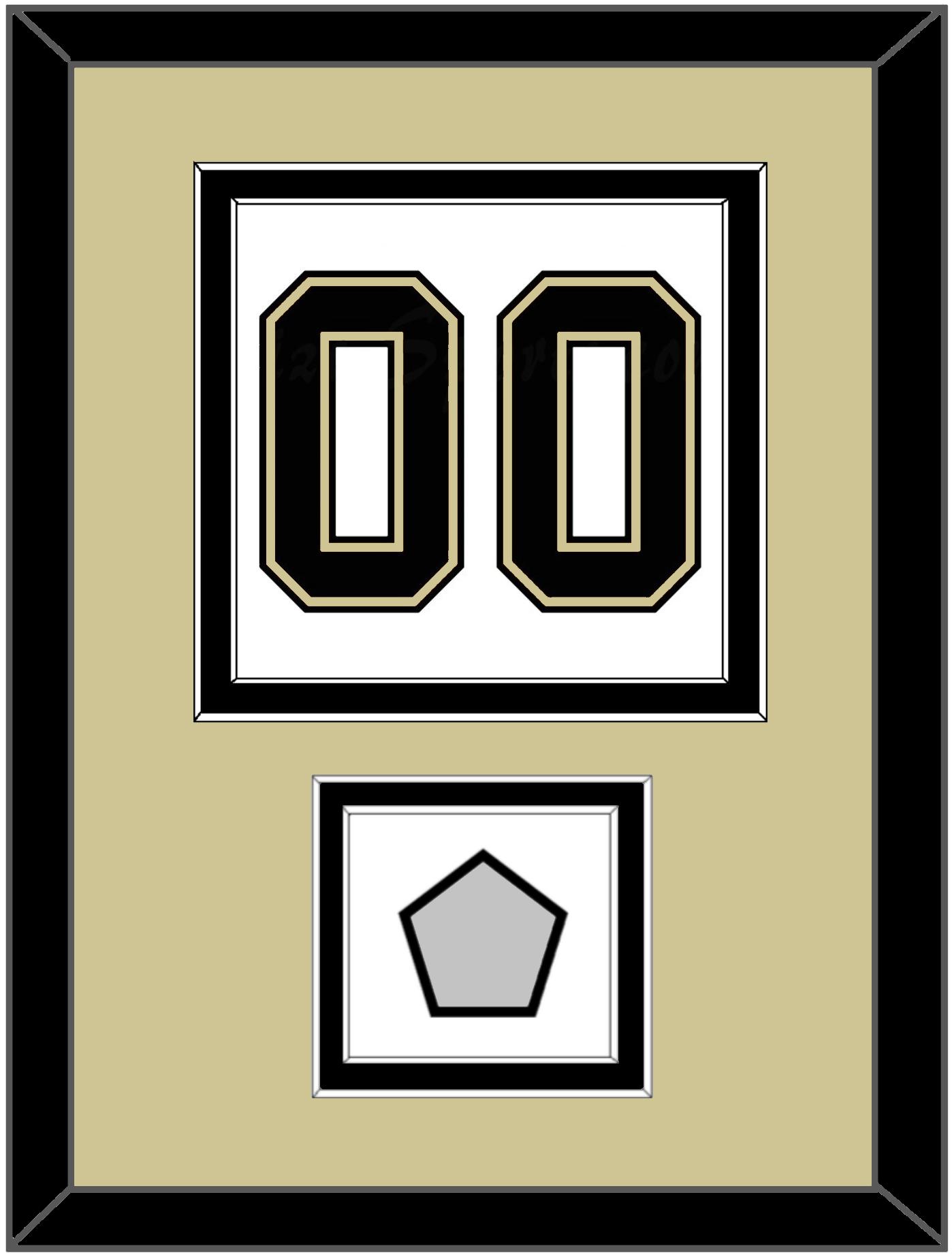 Pittsburgh Number (Back) & Stanley Cup Finals Patch - Road White (2007-2016) - Signature Tier 3
