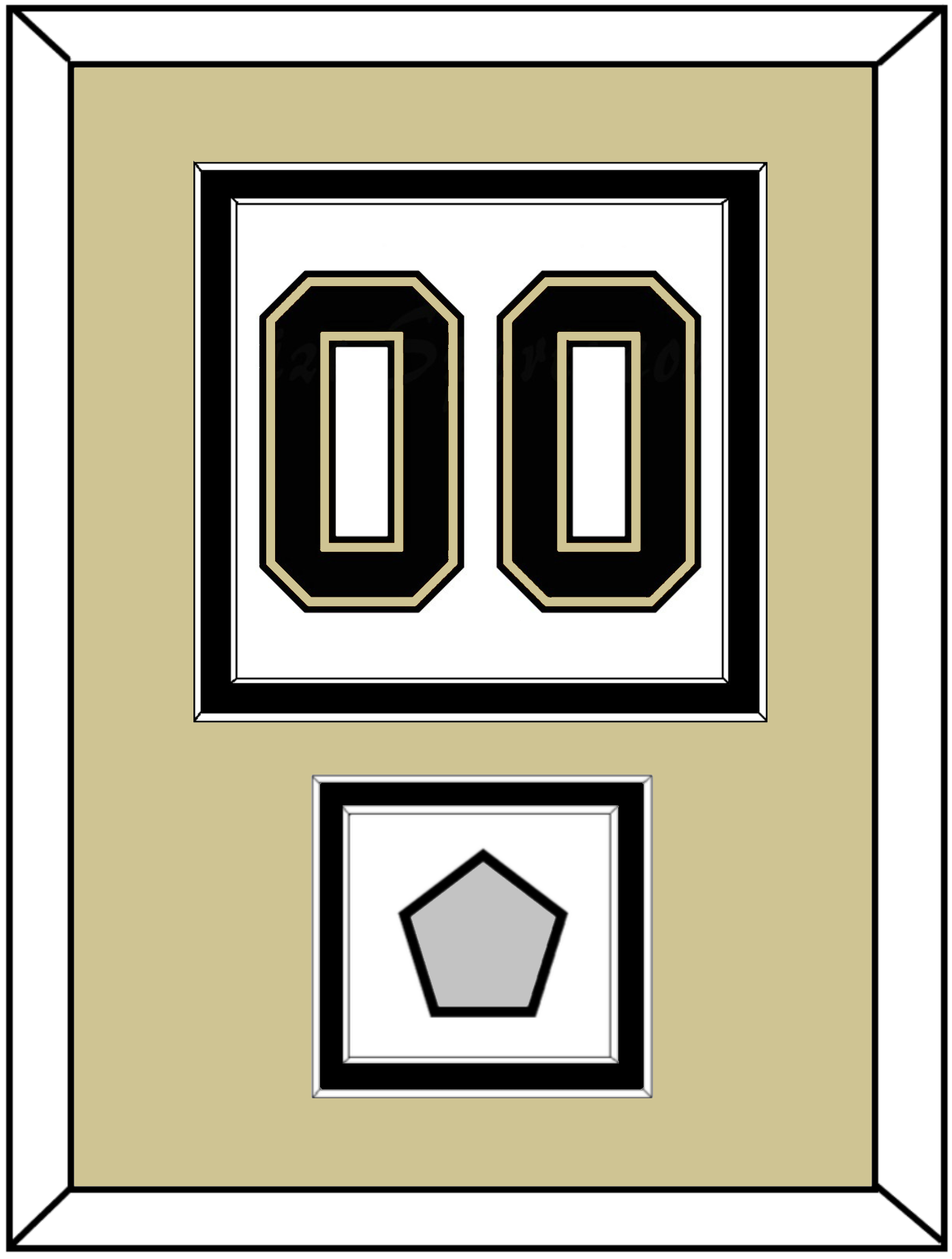 Pittsburgh Number (Back) & Stanley Cup Champions Patch - Road White (2007-2016) - Signature Tier 3