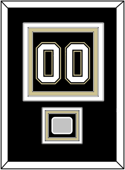 Pittsburgh Number (Back) & Stanley Cup Champions Patch - Home Black (2007-2016) - Premier Tier 2