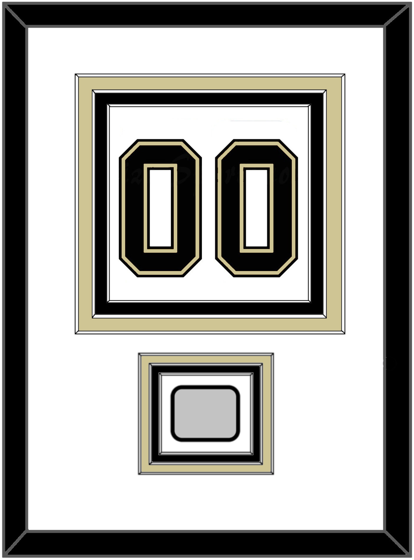 Pittsburgh Number (Back) & Stanley Cup Finals Patch - Road White (2007-2016)- Premier Tier 1