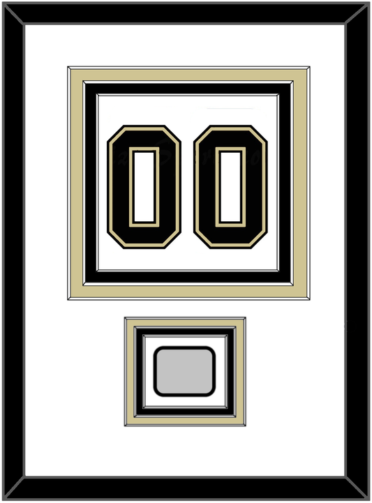 Pittsburgh Number (Back) & Stanley Cup Finals Patch - Road White (2007-2016)- Premier Tier 1