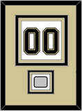 Pittsburgh Number (Back) & Stanley Cup Finals Patch - Road White (2007-2016)- Triple Mat 3