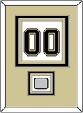 Pittsburgh Number (Back) & Stanley Cup Champions Patch - Road White (2007-2016) - Triple Mat 3