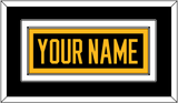 Pittsburgh Nameplate - Alternate Black - Double Mat 3