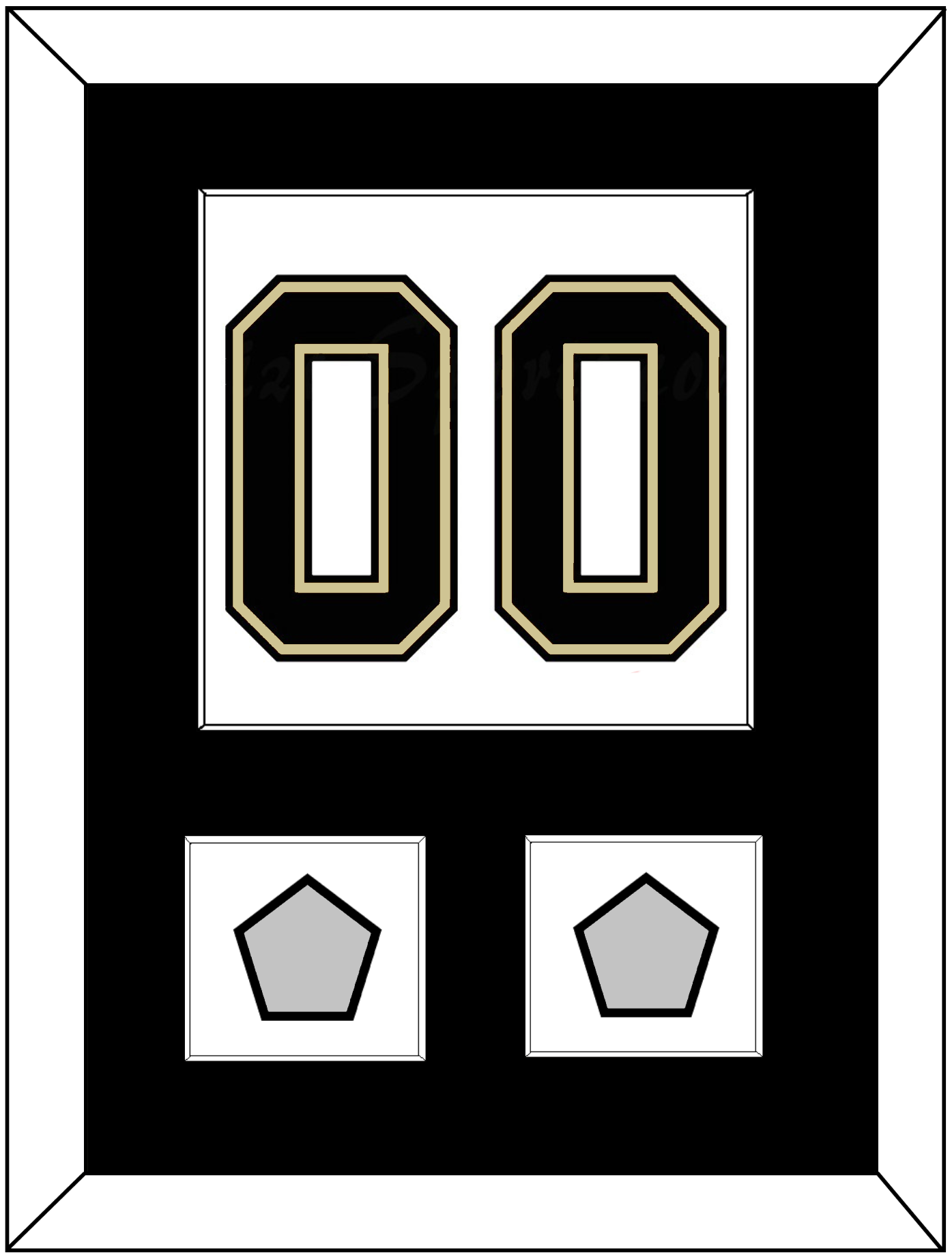Pittsburgh Number (Back) & 2 Stanley Cup Champions Patches - Road White (2007-2016) - Essential Tier 1