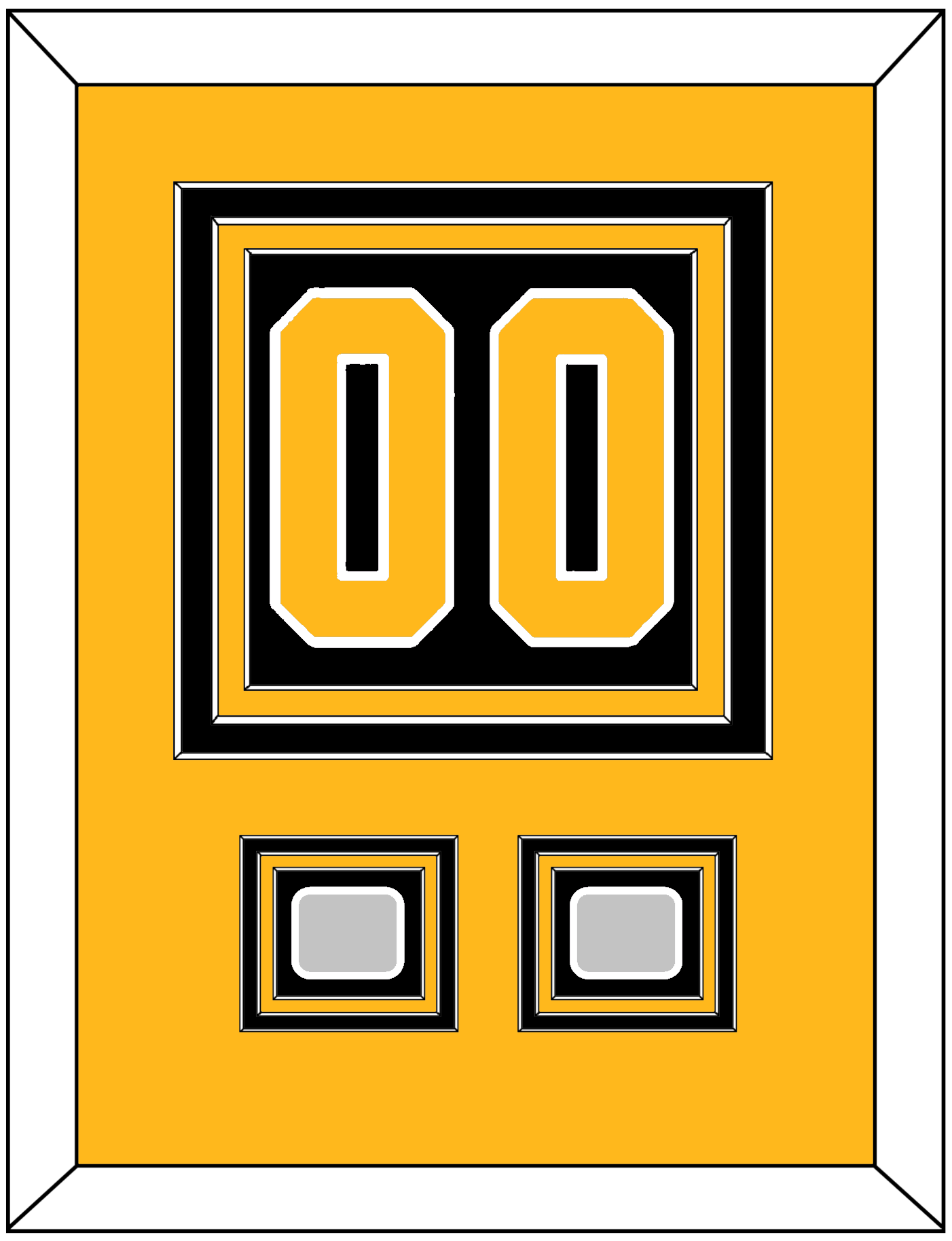 Pittsburgh Number (Back) & 2 Stanley Cup Finals Patches - Road Black (1988-1992) - Premier Tier 3
