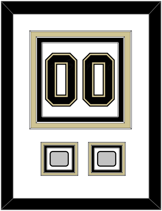 Pittsburgh Number (Back) & 2 Stanley Cup Finals Patches - Road White (2007-2016) - Premier Tier 1