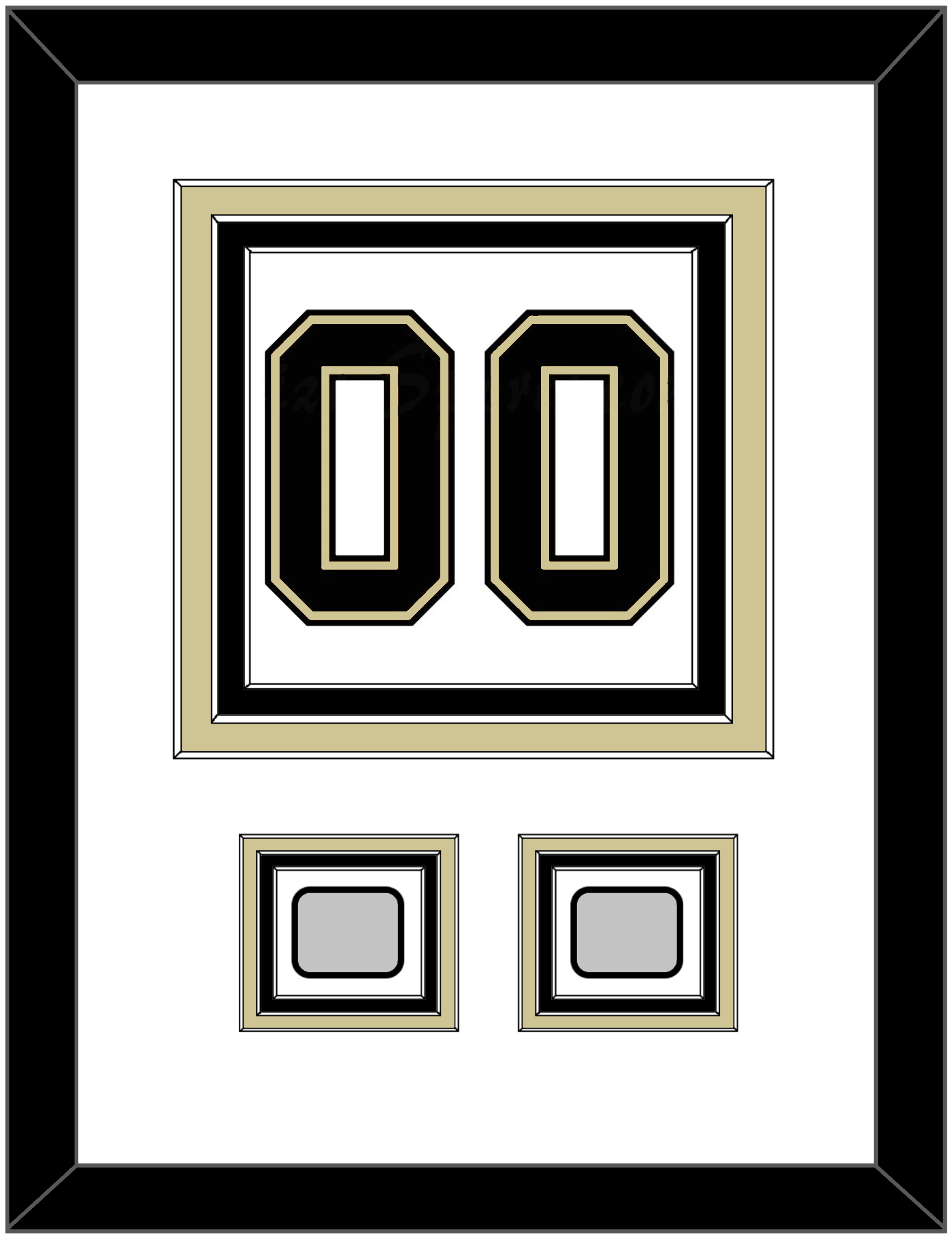 Pittsburgh Number (Back) & 2 Stanley Cup Champions Patches - Road White (2007-2016) - Premier Tier 1