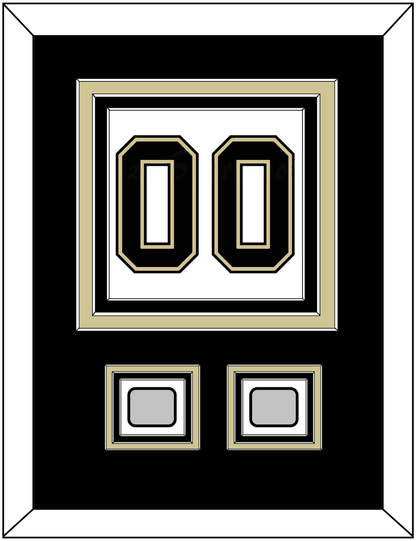 Pittsburgh Number (Back) & 2 Stanley Cup Champions Patches - Road White (2007-2016) - Premier Tier 2