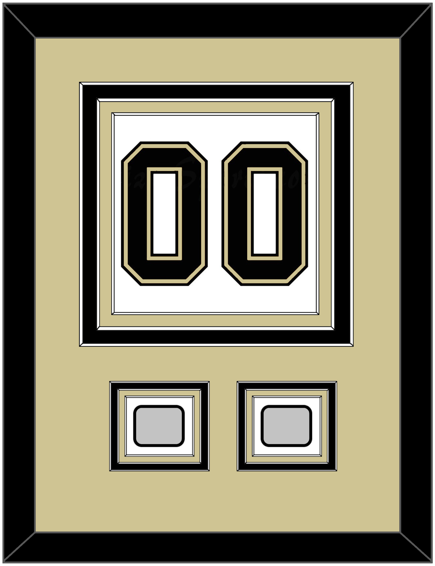 Pittsburgh Number (Back) & 2 Stanley Cup Champions Patches - Road White (2007-2016) - Premier Tier 3