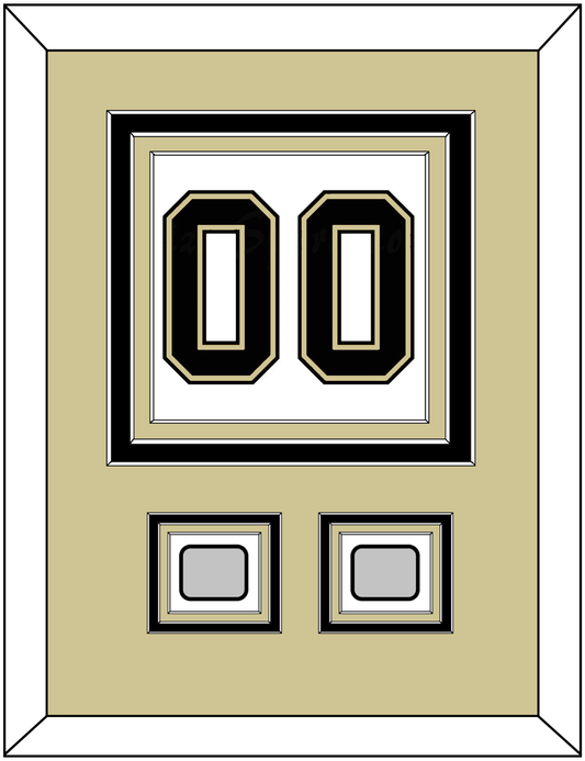 Pittsburgh Number (Back) & 2 Stanley Cup Champions Patches - Road White (2007-2016) - Premier Tier 3