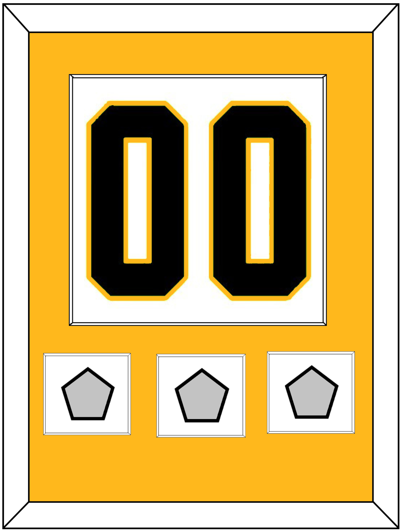 Pittsburgh Number (Back) & 3 Stanley Cup Finals Patches - Road White - Essential Tier 2
