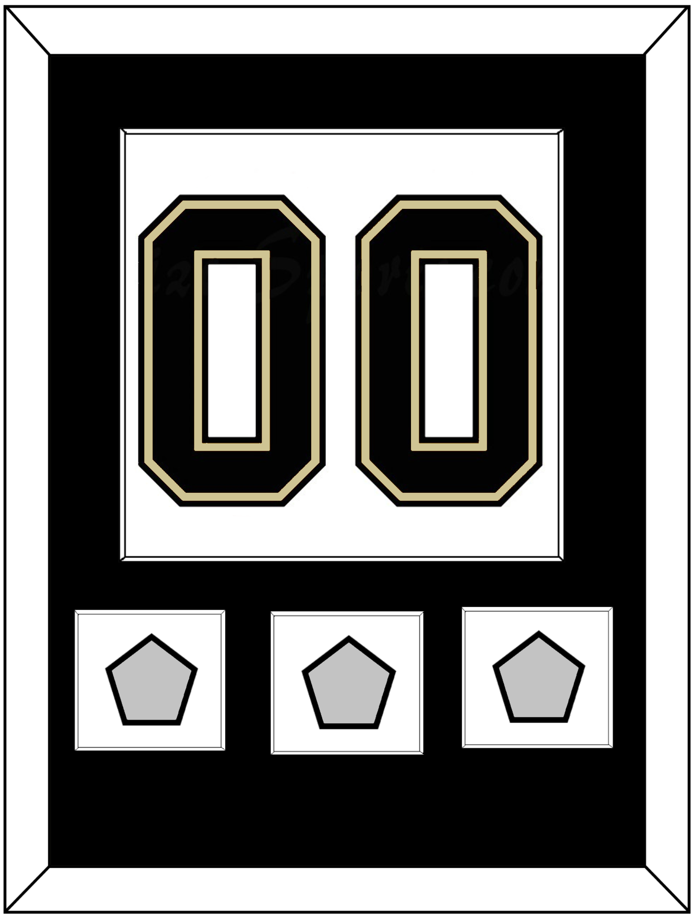 Pittsburgh Number (Back) & 3 Stanley Cup Finals Patches - Road White (2007-2016) - Essential Tier 1