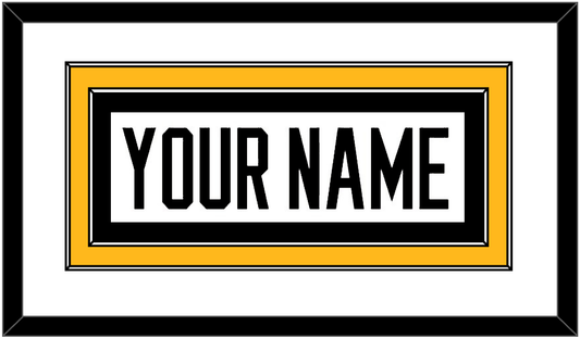 Pittsburgh Nameplate - Home White (1988-1992) - Signature Tier 1