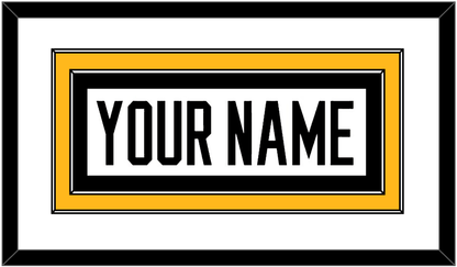 Pittsburgh Nameplate - Reverse Retro White (2020-2021) - Signature Tier 1