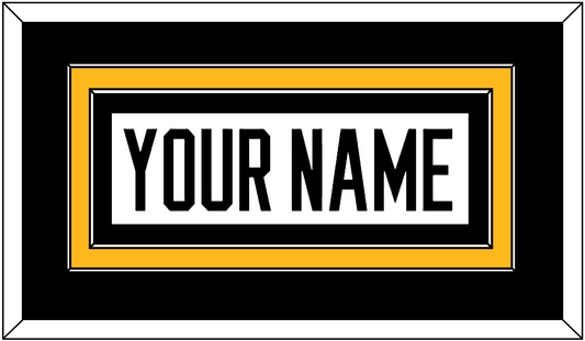 Pittsburgh Nameplate - Home White (1988-1992) - Signature Tier 3