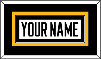 Pittsburgh Nameplate - Road White - Signature Tier 3