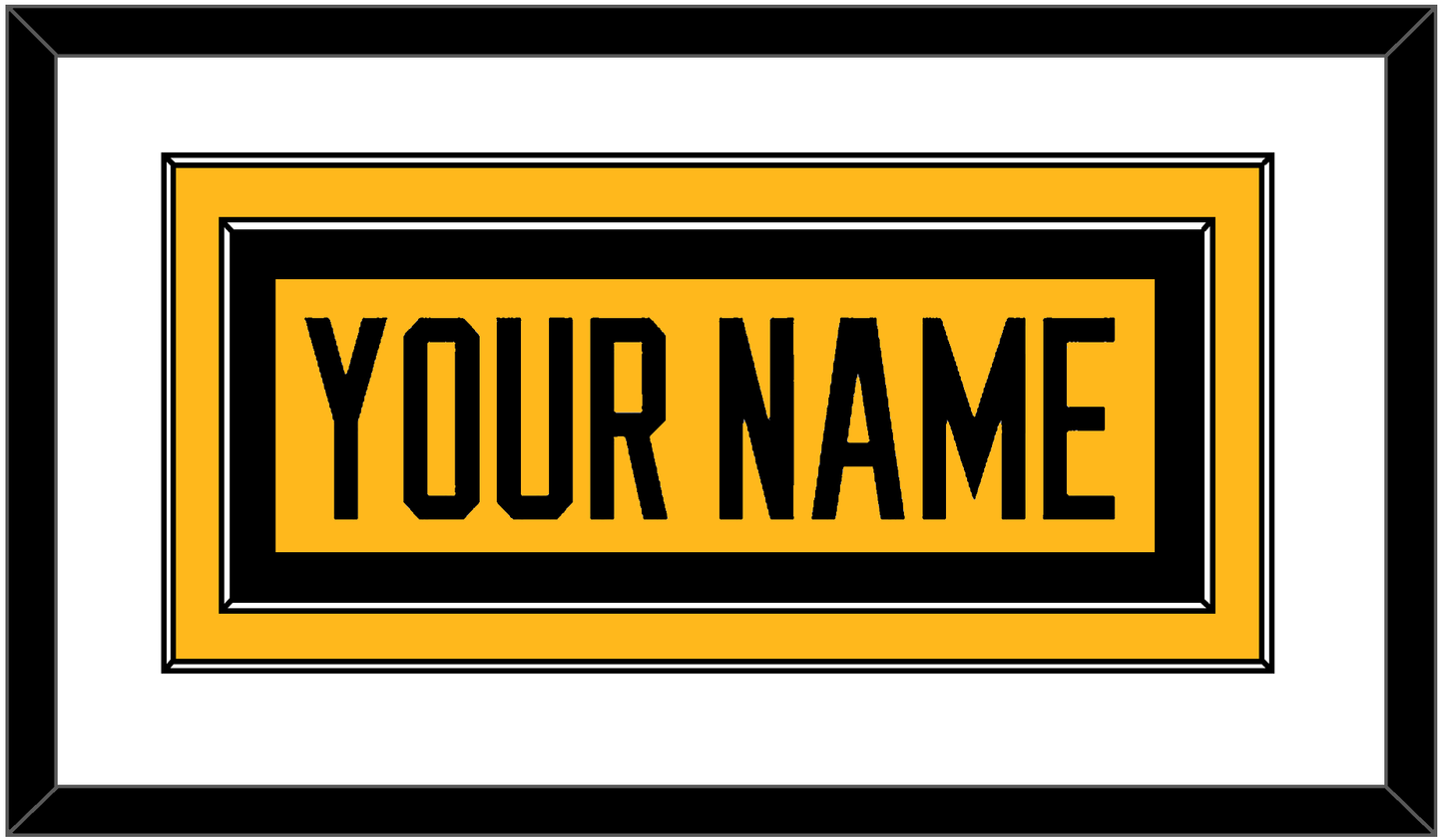 Pittsburgh Nameplate - Alternate Gold (2018-2021) - Signature Tier 1