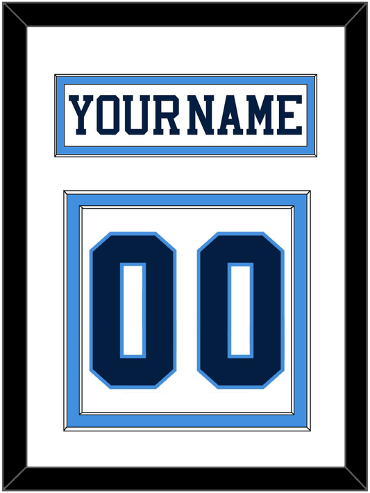 Pittsburgh Nameplate & Number (Back) - Home White (1977-1980) - Signature Tier 1