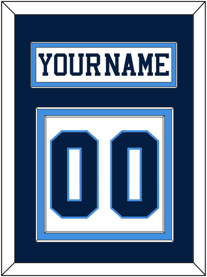 Pittsburgh Nameplate & Number (Back) - Home White (1977-1980) - Signature Tier 3