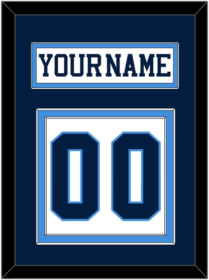 Pittsburgh Nameplate & Number (Back) - Home White (1977-1980) - Signature Tier 3