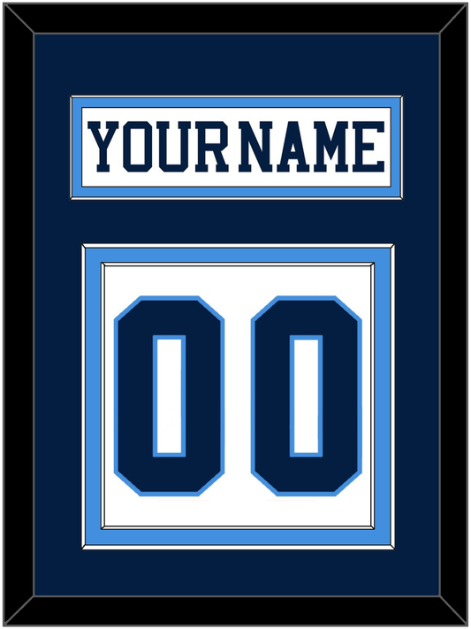 Pittsburgh Nameplate & Number (Back) - Home White (1977-1980) - Signature Tier 3
