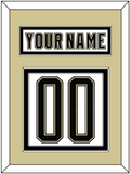 Pittsburgh Nameplate & Number (Back) - 2014 Stadium Series White - Double Mat 2