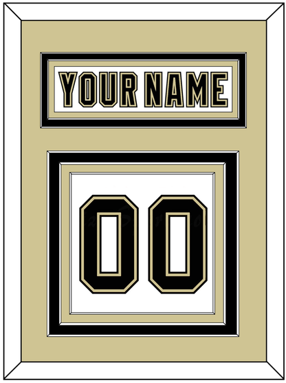 Pittsburgh Nameplate & Number (Back) - White Jersey (2002-2007) - Premier Tier 3