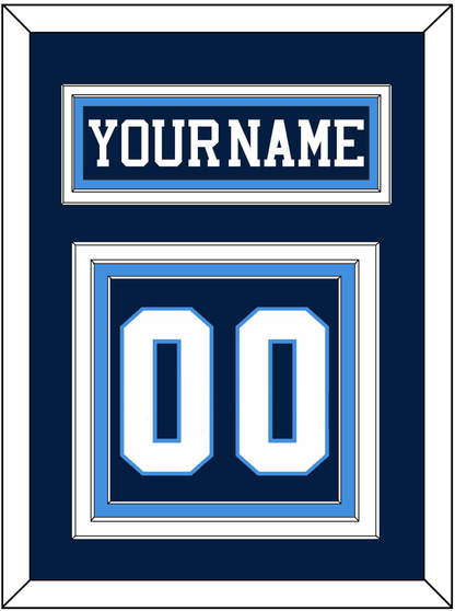 Pittsburgh Nameplate & Number (Back) - Road Blue (1977-1980) - Premier Tier 3