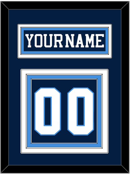 Pittsburgh Nameplate & Number (Back) - Road Blue (1977-1980) - Premier Tier 3