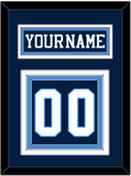 Pittsburgh Nameplate & Number (Back) - Road Blue (1977-1980) - Triple Mat 3