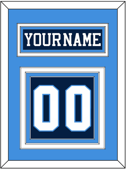 Pittsburgh Nameplate & Number (Back) - Road Blue (1977-1980) - Premier Tier 5