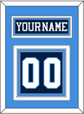 Pittsburgh Nameplate & Number (Back) - Road Blue (1977-1980) - Triple Mat 5