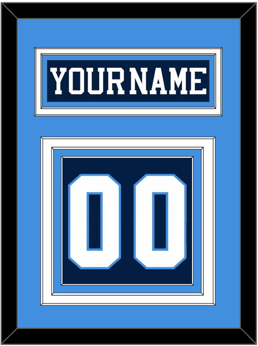 Pittsburgh Nameplate & Number (Back) - Road Blue (1977-1980) - Premier Tier 5