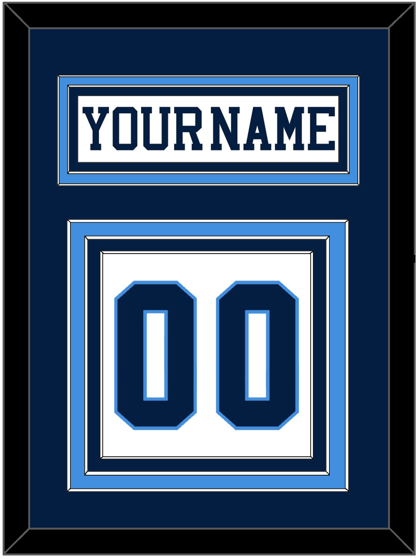Pittsburgh Nameplate & Number (Back) - Home White (1977-1980) - Premier Tier 3