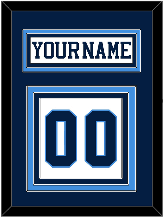 Pittsburgh Nameplate & Number (Back) - Home White (1977-1980) - Premier Tier 3