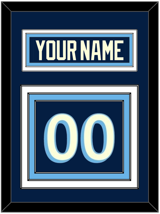 Pittsburgh Nameplate & Number (Back) - 2011 Winter Classic Navy Blue - Premier Tier 2