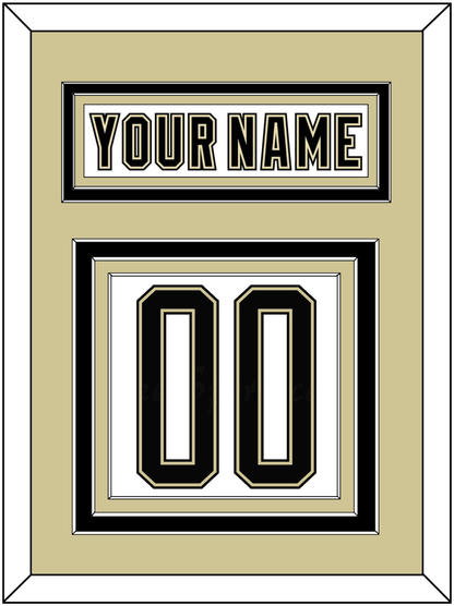 Pittsburgh Nameplate & Number (Back) - 2014 Stadium Series White - Premier Tier 2
