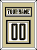 Pittsburgh Nameplate & Number (Back) - 2014 Stadium Series White - Triple Mat 2