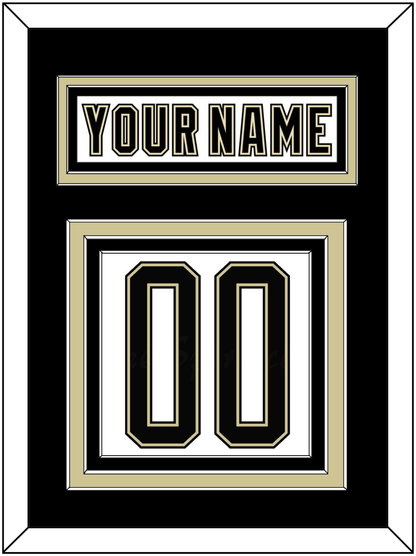 Pittsburgh Nameplate & Number (Back) - 2014 Stadium Series White - Premier Tier 3