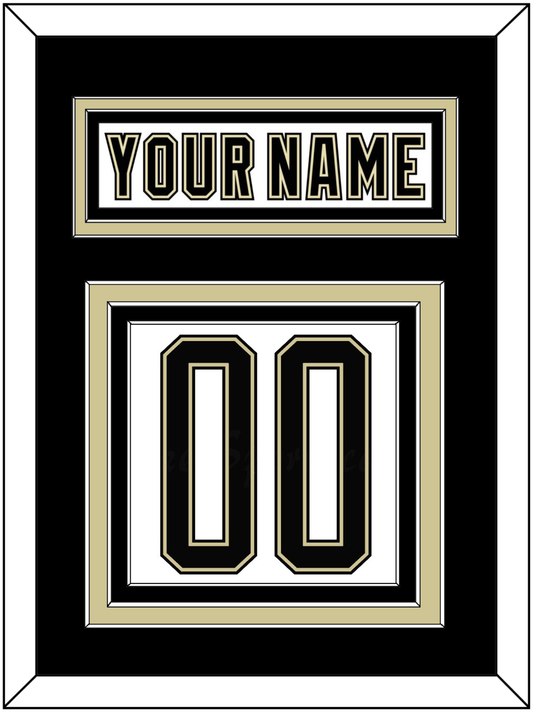 Pittsburgh Nameplate & Number (Back) - 2014 Stadium Series White - Premier Tier 3
