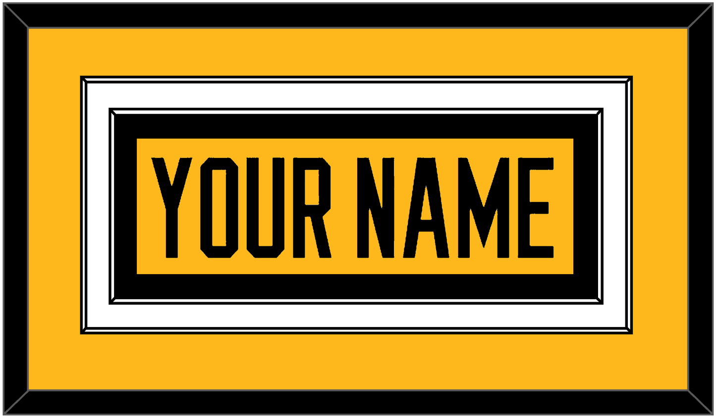 Pittsburgh Nameplate - Alternate Gold (2018-2021) - Signature Tier 2