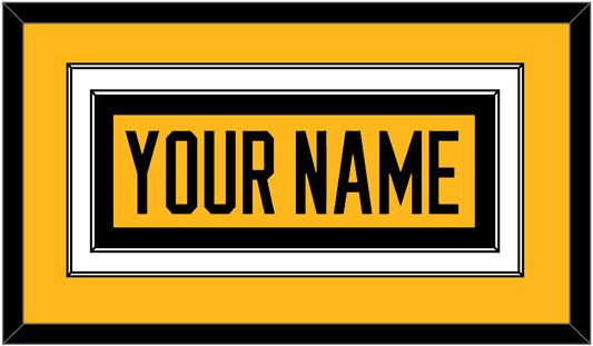Pittsburgh Nameplate - Alternate Gold (2018-2021) - Signature Tier 2