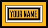 Pittsburgh Nameplate - Alternate Gold (2018-2021) - Double Mat 2